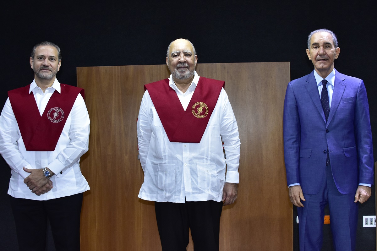 Jordi_Portet_Julio_S%C3%A1nchez_Mar%C3%AD%C3%B1ez_Franklin_Garc%C3%ADa_Ferm%C3%ADn Instituto Tecnológico de Santo Domingo - Julio Sánchez Maríñez is sworn rector of INTEC