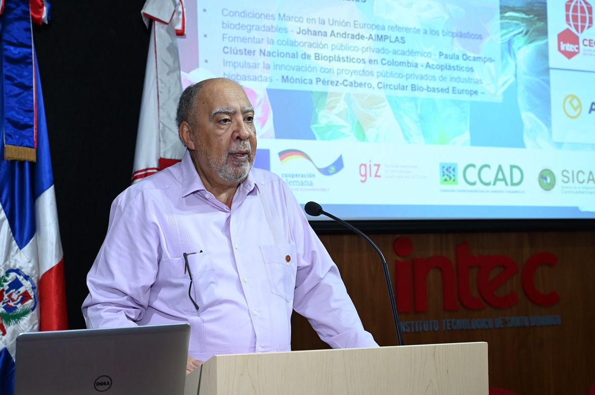 rector%20del%20INTEC Instituto Tecnológico de Santo Domingo - They address opportunities for the development of bioplastics in the Dominican Republic